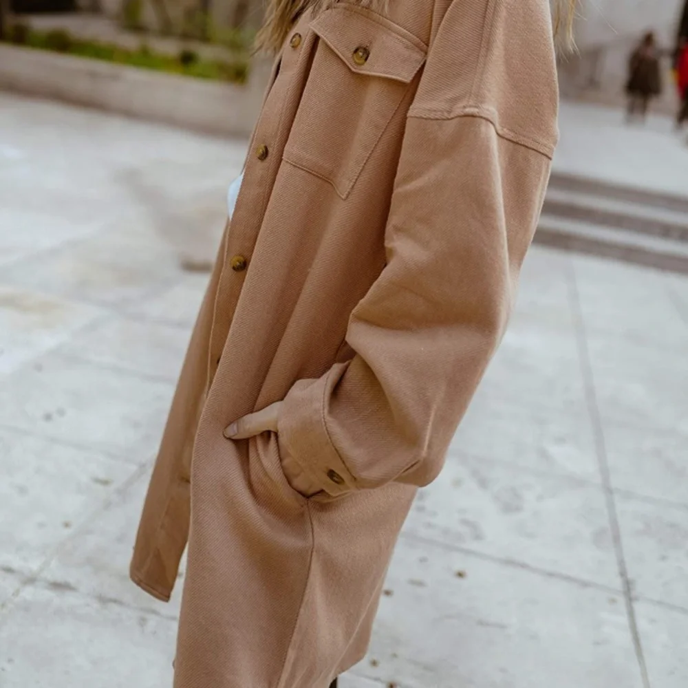 Tan Shacket - Picture 3 of 5